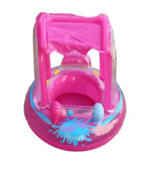 Swimming Aid Swimtrainer with Sunshade Pink Marine World