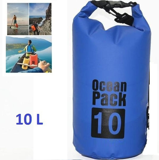 Ocean Pack Στεγανός Σάκος Ώμου / Πλάτης 10lt Μπλε