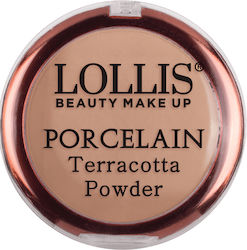 Lollis Beauty Make Up Pudră Porțelan Terracotta 59