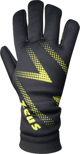 Zeus Space Adults Goalkeeper Gloves Black