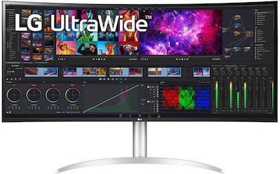 LG 40WP95CP-W Ultrawide IPS HDR Curbat Monitor 39.7" 5120x2160 cu Timp de Răspuns 5ms GTG