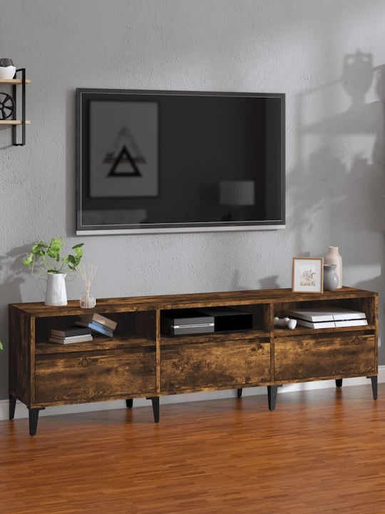 TV-Ständer aus Metall & Holz Rauch Eiche M150xT...