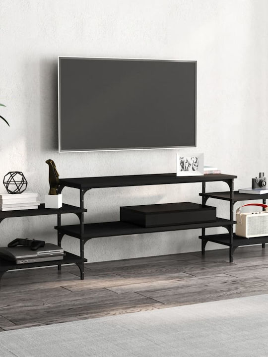 Έπιπλο Τηλεόρασης Μαύρο Μ197xΠ35xΥ52cm