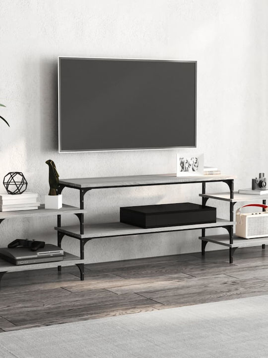 TV Stand Wooden Grey Sonoma L197xW35xH52cm