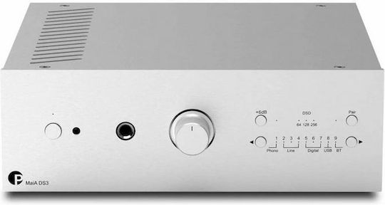 Pro-Ject Audio Integrated Hi-Fi Amp Stereo Maia DS3 140W/4Ω 80W/8Ω Silver