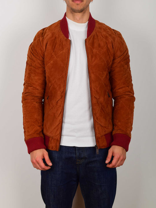 Scotch & Soda Men's Winter Bomber Jacket Tabac ...