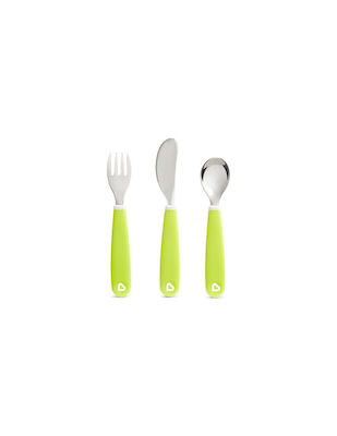 Munchkin Baby Cutlery Set made of Metal for 18+ months Lahani 3pcs