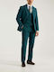 PUROEGO SUIT WITH VEST GREEN REGULAR LINE 56938-204.GREEN