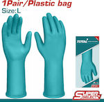 Total Γάντια Εργασίας PVC Γαλάζια