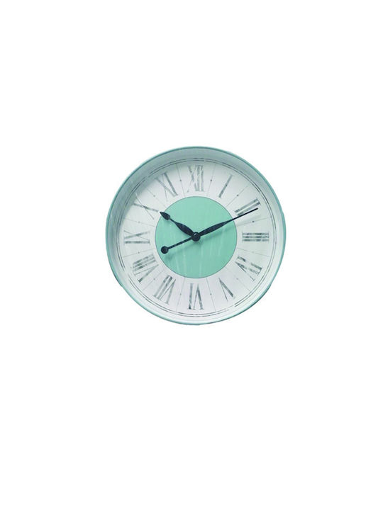 AGC Wall Clock Turquoise Ø30cm