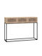 Console Table Wood & Metal L105xW30xH75cm