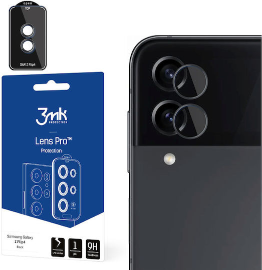 3MK Lens Protection Pro Camera Protection Tempered Glass Black for the Galaxy Z Flip4