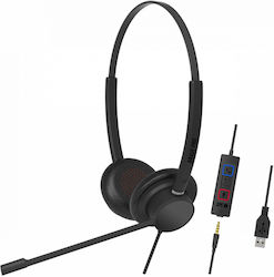SPC 4725A Brave Pro Pe ureche Căști Multimedia cu microfon și conexiune Jack de 3,5 mm / USB-A
