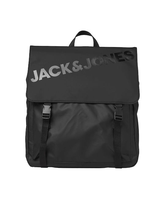 Jack & Jones Ανδρικό Υφασμάτινο Σακίδιο Πλάτης Μαύρο