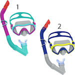 Bestway Μάσκα Θαλάσσης με Αναπνευστήρα (Διάφορα Σχέδια/Χρώματα)