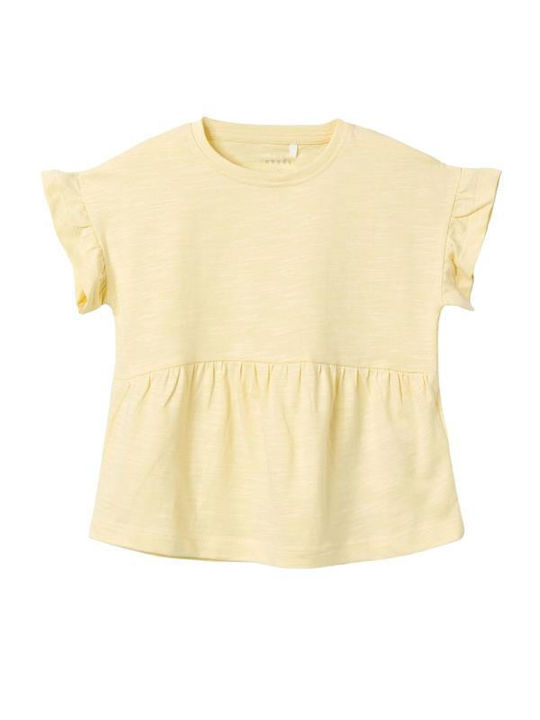 Name It Kids Blouse Short Sleeve Yellow