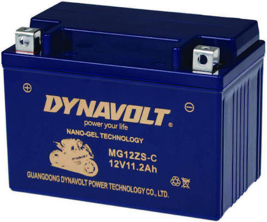Dynavolt GEL Motorradbatterie mit Kapazität 11.2Ah