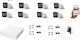 Hikvision Sistem de Supraveghere DS-7108GHI-K1(S) + DS-2CE16D0T-ITPF(C) 8 Camere Camere Supraveghere video 1080p cu Recorder
