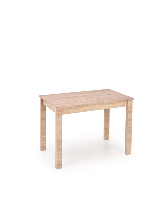 Gino Table Kitchen Extendable Wooden Sonoma Oak 100(+35)x60x75cm