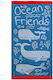 Kentia Boone Kids Beach Towel Blue 140x70cm