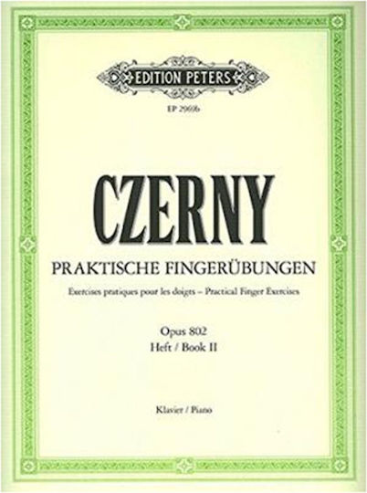 Edition Peters Czerny Pract.Fing.Exerc.Op 802 II P2969B