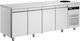 Inomak Commercial Refrigerator 571lt with 4 Doors 0/+10°C L224xD70xH88cm