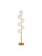 Jenna Stehlampe H160xB25cm. mit Fassung für Lampe G9 Weiß 25x25x160Y
