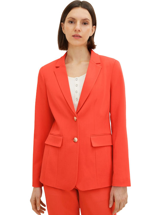 Tom Tailor Women's Blazer Fever Red