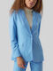 Vero Moda Μακρύ Γυναικείο Σακάκι Little Boy Blue