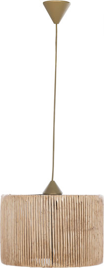 Klikareto Aris Pendant Light Beige 30x30x20cm Klikareto Aris Pendant Light Beige 30x30x20cm