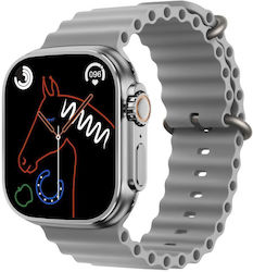 XO M8 Pro Smartwatch mit Pulsmesser (Silber)