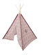 Kids Indian Teepee Play Tent Pink