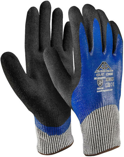 Active Gear Arbeitshandschuhe Garten Blau Nitril 1Stück