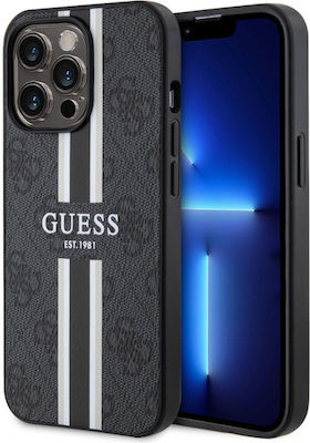 Guess Printed Stripes Back Cover Black (iPhone 13 Pro Max)