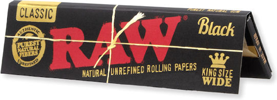 Raw Classic Black Zigarettenpapier King Size 32 Blätter 1Stück