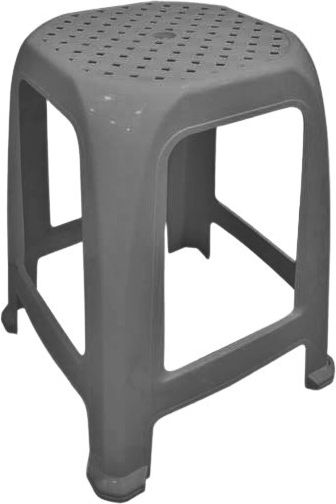 Πλαστικό Σκαμπό 00482 Γκρι Σκούρο 37x37x46cm Πλαστικό Σκαμπό 00482 Γκρι Σκούρο 37x37x46cm