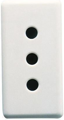 Gewiss Single Power Socket White