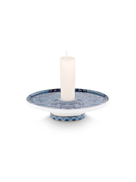 PiP Studio Kyoto Festival Candle Holder Porcelain in Blue Color 1pcs