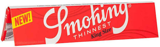 Smoking Thinnest Red Cigarette Rolling Papers King Size 33 sheets 1pcs