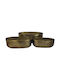 ArteLibre Übertopf Metall Bronze 74x34.5x29εκ.