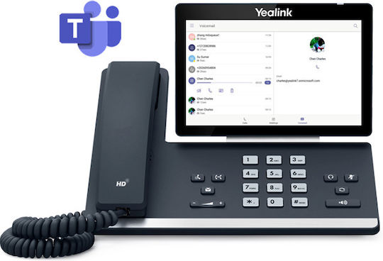 Yealink MP58 Teams Edition Verkabelt IP-Telefon in Schwarz