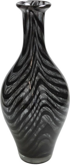 ArteLibre Διακοσμητικό Βάζο Glas Schwarz 14x14x32.5cm 1Stück