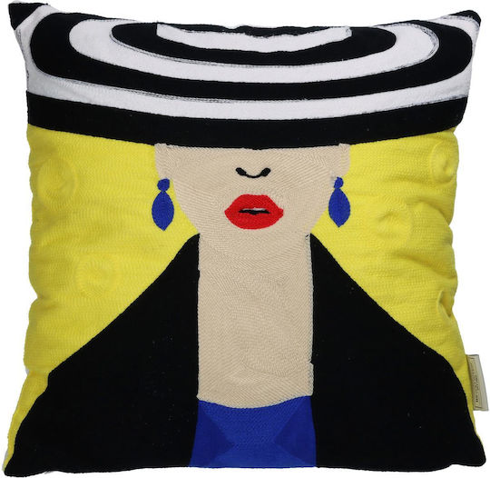 ArteLibre Sofa Cushion 100% Cotton Multicolour 45x45cm