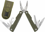 K25 Commando Multi-tool 11 tools Green with Blade made of Stainless Steel in Sheath