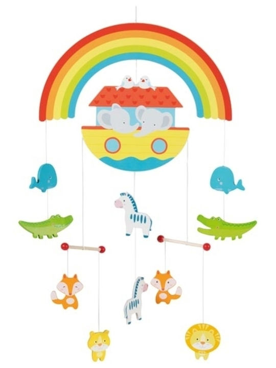 Goki Kinderwanddekoration Zimmer Mobile Tiere 37x50cm