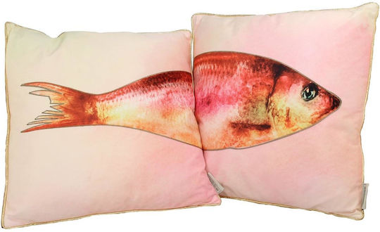 ArteLibre ArteLibre Throw Pillow Pink 2pcs 45x45cm