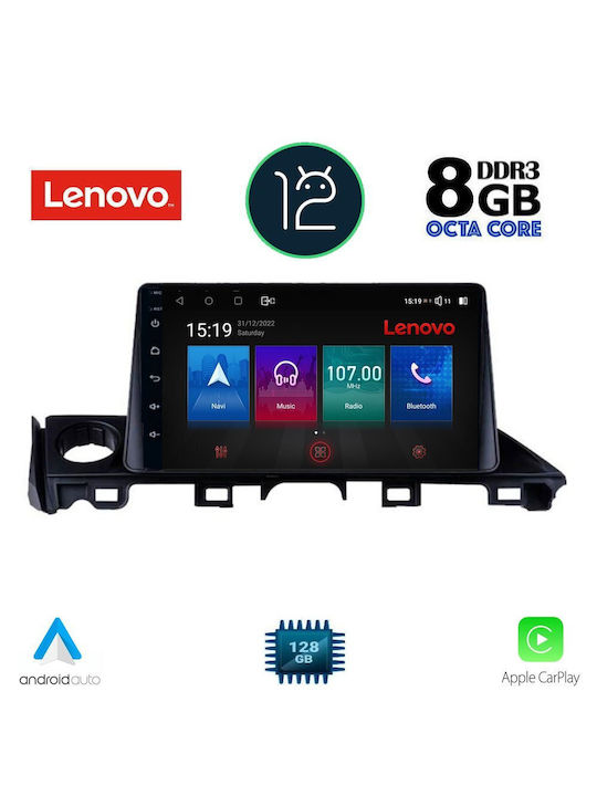 Lenovo Sistem Audio Auto pentru Mazda 6 2017-2020 (Bluetooth/USB/AUX/WiFi/GPS) cu Ecran Tactil 9"