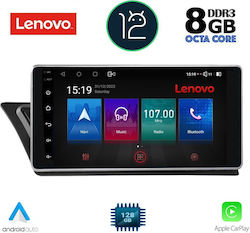 Lenovo Car Audio System for Audi A4 2008-2015 (Bluetooth/USB/AUX/WiFi/GPS/CD) with Touch Screen 10"