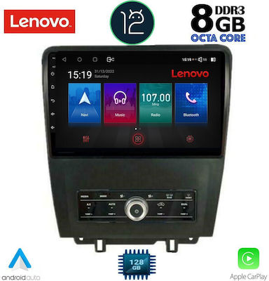 Lenovo Sistem Audio Auto pentru Ford Mustang 2010-2015 (Bluetooth/USB/AUX/WiFi/GPS/Partitură) cu Ecran Tactil 9"