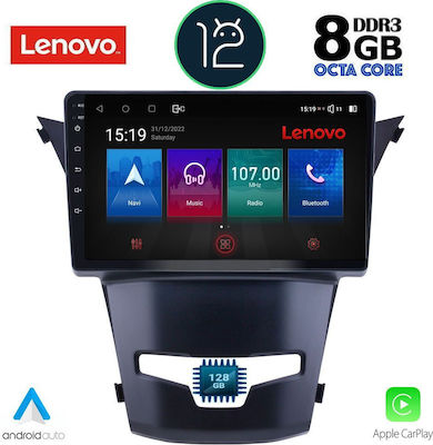 Lenovo Car-Audiosystem für Daewoo Korando Ssangyong Korando Korando 2014 (Bluetooth/USB/AUX/WiFi/GPS)